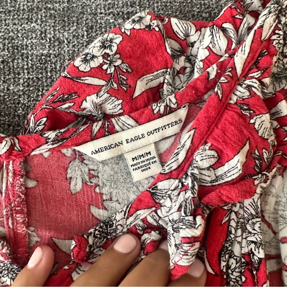 Floral American Eagle swim coverup, size M - Picture 4 of 4